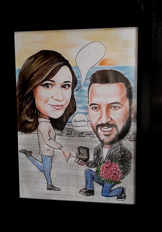 karikatür portre hediye istanbul ankara komik sanat kadıköy 11