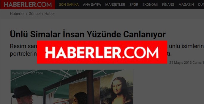 Ünlü Simalar İnsan Yüzünde Canlanıyor